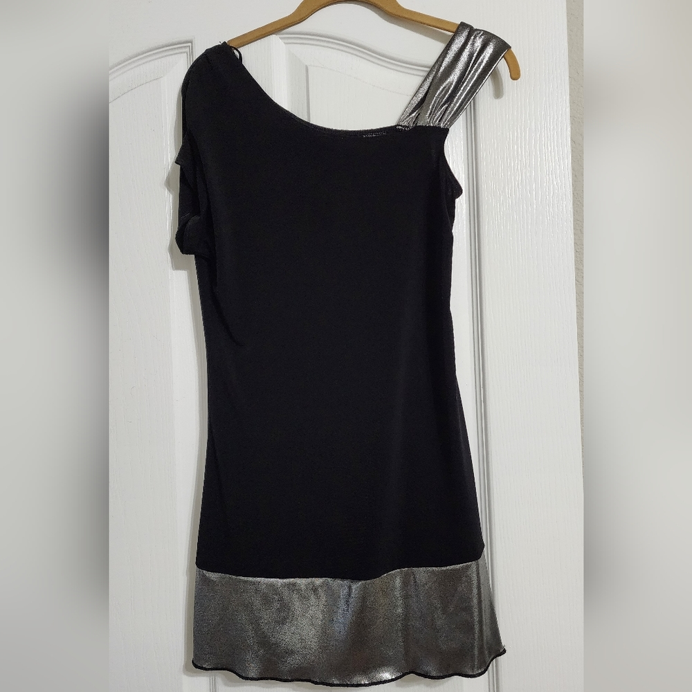Black cocktail dress